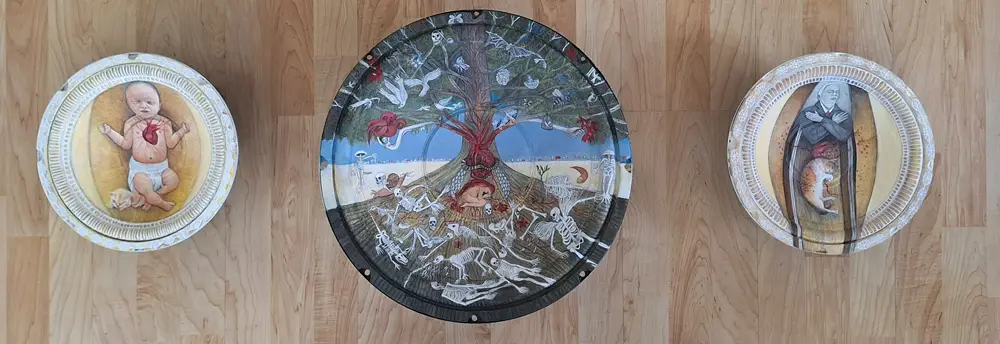 Tree of life and death, from cradle to tomb